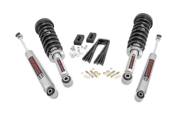 Rough Country - 2 Inch Leveling Lift Kit N3 Struts & N3 Shocks 14-20 F-150 Rough Country