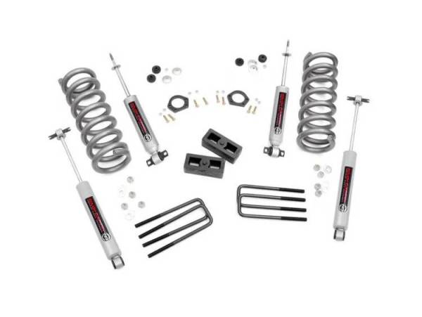 Rough Country - 2 Inch Suspension Lift Kit 95-99 Tahoe 92-99 C1500/K1500/Yukon 92-94 K5 Blazer Rough Country