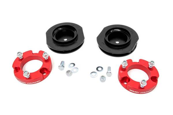 Rough Country - 2 Inch Toyota Suspension Lift Kit Red 10-20 4Runner 4WD Rough Country