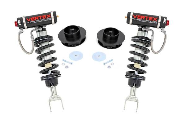 Rough Country - 2.0 Inch Dodge Suspension Lift Kit w/Vertex Coilovers For 12-18 Ram 1500 4WD Rough Country