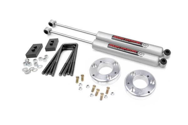 Rough Country - 2.0 Inch Ford Leveling Lift Kit w/N3 Shocks For 2021 F-150 Rough Country