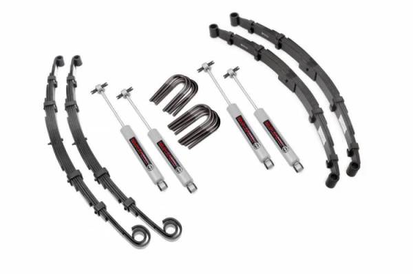 Rough Country - 2.5 Inch Jeep Suspension Lift Kit 69-75 CJ Rough Country