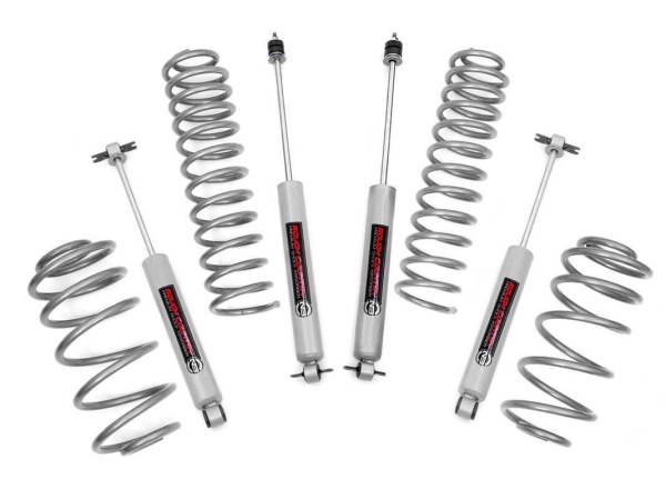 Rough Country - 2.5 Inch Jeep Suspension Lift Kit Preminum N3 Shocks 4 Cyl 04-06 4WD Jeep Wrangler TJ Unlimited 97-06 4WD Jeep Wrangler TJ Rough Country