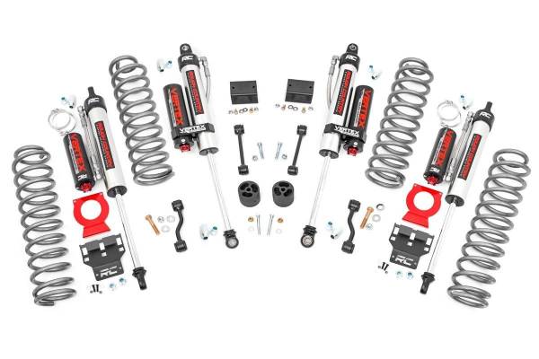 Rough Country - 2.5 Inch Jeep Suspension Lift Kit Springs & Vertex Shocks 18-20 Wrangler JL Rough Country