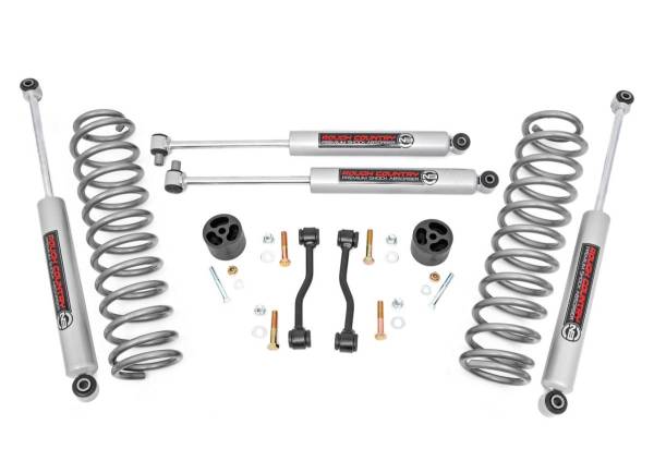 Rough Country - 2.5 Inch Jeep Suspension Lift Kit Springs For 20-21 JT Gladiator Rough Country