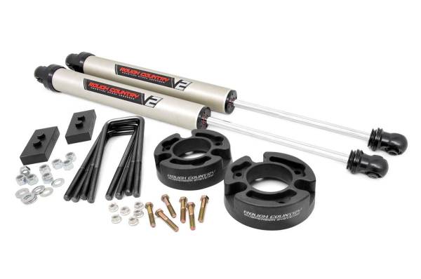 Rough Country - 2.5 Inch Leveling Lift Kit w/V2 Shocks 04-08 F-150 Rough Country