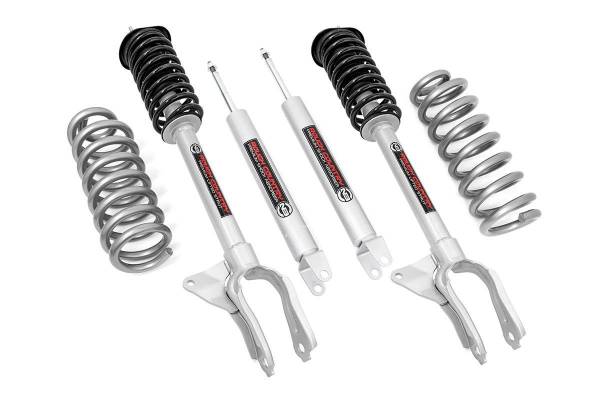 Rough Country - 2.5 Inch Lift Kit N3 Struts 16-20 Jeep Grand Cherokee 4WD Rough Country