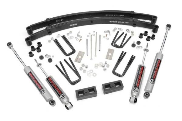 Rough Country - 3 Inch Toyota Suspension Lift Kit 84-85 4WD Toyota Pickup Rough Country