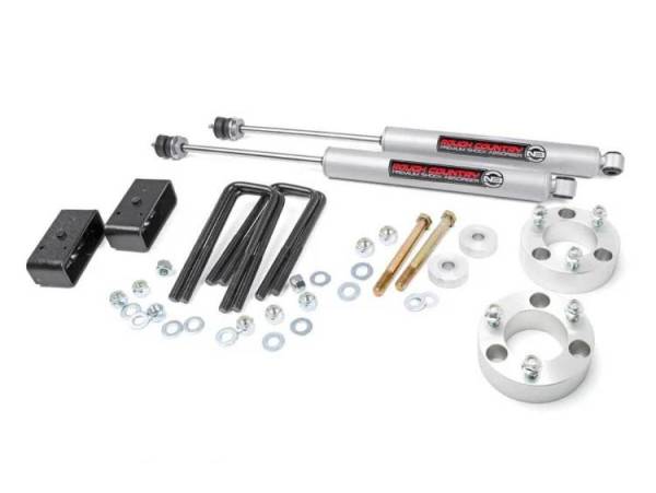 Rough Country - 3 Inch Toyota Suspension Lift Kit Lifted N3 Struts & V2 Shocks 05-20 Tacoma Rough Country