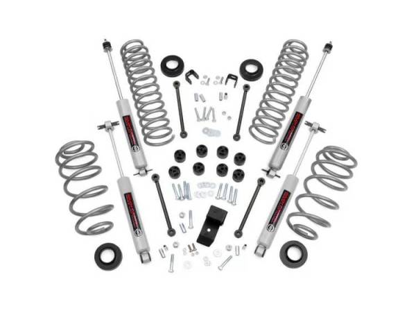 Rough Country - 3.25 Inch Jeep Suspension Lift Kit 4 Cyl 04-06 Wrangler TJ Unlimited Rough Country