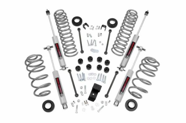 Rough Country - 3.25 Inch Jeep Suspension Lift Kit 4 Cyl 97-02 4WD Jeep Wrangler TJ Rough Country