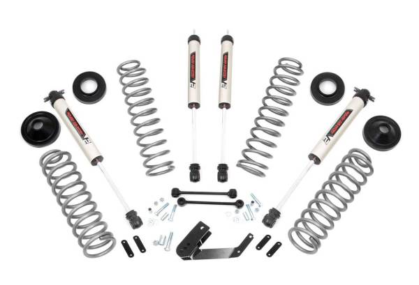 Rough Country - 3.25 Inch Jeep Suspension Lift Kit w/V2 Shocks 07-18 Wrangler JK Rough Country