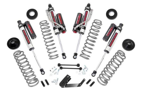 Rough Country - 3.25 Inch Jeep Suspension Lift Kit w/Vertex Shocks 07-18 Wrangler JK Rough Country