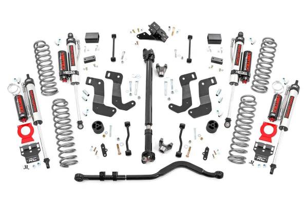 Rough Country - 3.5 Inch Jeep Suspension Lift Kit Vertex Reservoir Stage 2 Coils & Control Arm Drop 18-20 Wrangler JL Rubicon-2 Door Rough Country