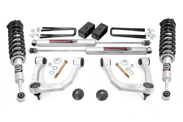 Rough Country - 3.5 Inch Lift Kit UCA N3 Struts 05-21 Toyota Tacoma 2WD/4WD Rough Country