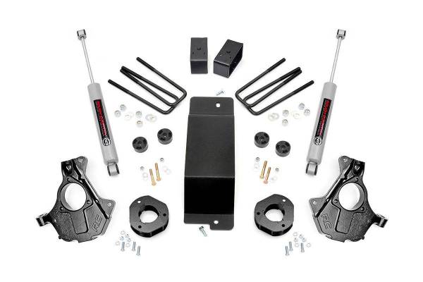 Rough Country - 3.5 Inch Suspension Lift Knuckle Kit 14-18 Silverado/Sierra 1500 4WD Cast Steel Rough Country