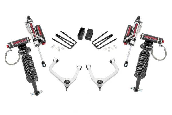 Rough Country - 3.5 Inch Vertex Suspension Lift Kit w/ Forged Upper Control Arms For 19-21 Chevy 1500 PU 4WD/2WD Rough Country