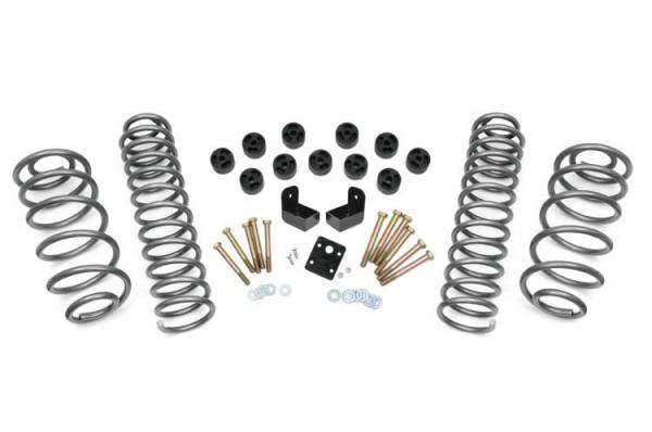 Rough Country - 3.75 Inch Jeep Combo Lift Kit No Shocks 6 Cyl 97-06 Wrangler TJ Rough Country