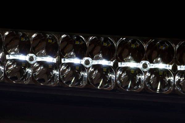 Rough Country - 30-Inch Curved Cree LED Light Bar - Dual Row Chrome Series w/ Cool White DRL Rough Country