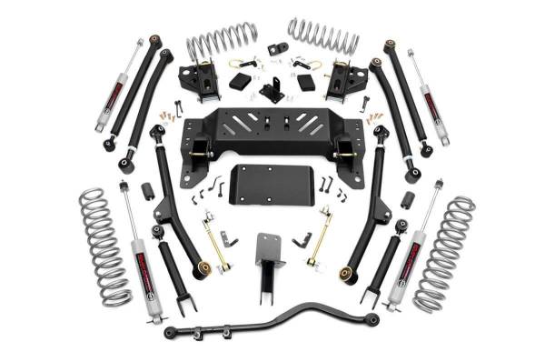 Rough Country - 4 Inch Jeep Long Arm Suspension Lift Kit 93-98 Grand Cherokee ZJ Rough Country