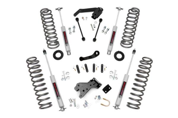 Rough Country - 4 Inch Jeep Suspension Lift Kit Premium N3 Shocks 07-18 Wrangler JK Unlimited Rough Country