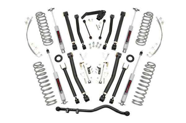 Rough Country - 4 Inch Jeep X-Series Suspension Lift Kit 07-18 Wrangler JK Unlimited Rough Country