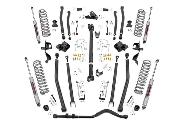 Rough Country - 4 Inch Long Arm Suspension Lift Kit w/N3 Shocks 18-20 Wrangler JL 4 Door Rough Country