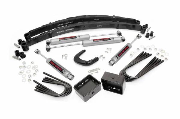 Rough Country - 4 Inch Suspension Lift Kit 77-91 C20/K20/C15/K15 77-87 C20/K20 Rough Country