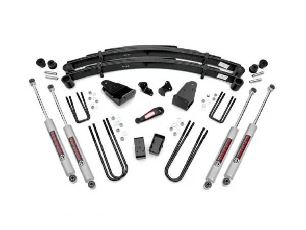 Rough Country - 4 Inch Suspension Lift Kit 80-86 4WD Ford F-250 Rough Country