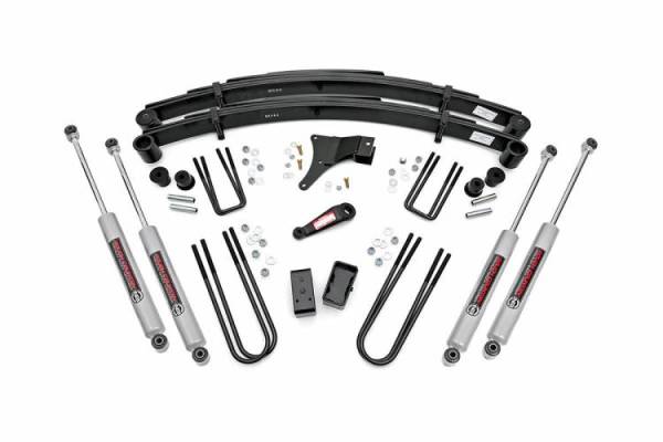 Rough Country - 4 Inch Suspension Lift Kit 82-85 4WD Ford F-350 Rough Country