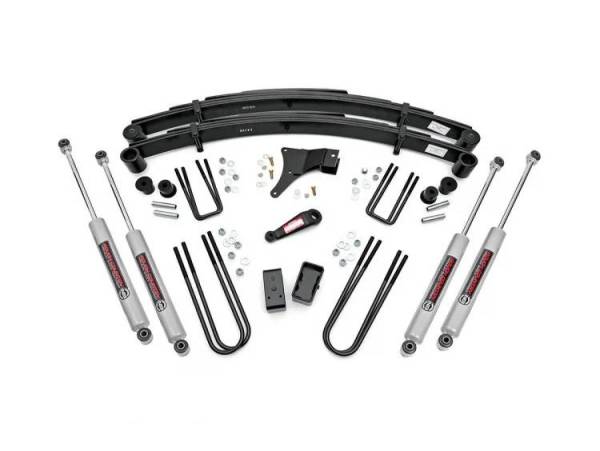 Rough Country - 4 Inch Suspension Lift Kit 86-97 4WD Ford F-350 Rough Country