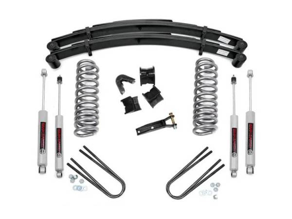 Rough Country - 4 Inch Suspension Lift System 78-79 Bronco 4WD Rough Country