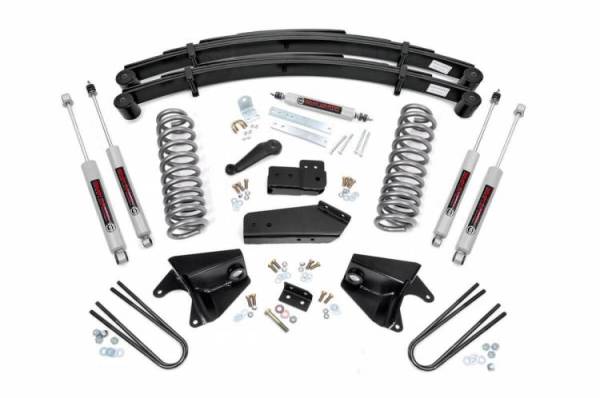 Rough Country - 4 Inch Suspension Lift System 80-96 4WD Ford Bronco Rough Country