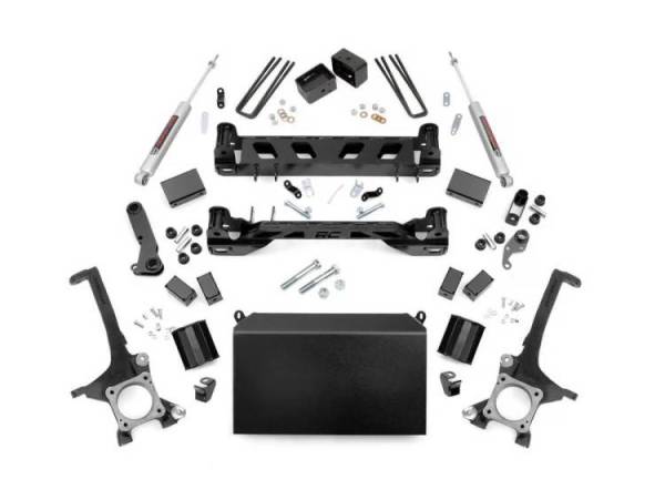 Rough Country - 4 Inch Toyota Suspension Lift Kit w/N3 Shocks 16-20 Tundra 4WD/2WD Rough Country