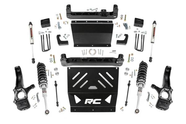 Rough Country - 4.0 Inch GM Suspension Lift Kit Lifted Struts and V2 Shocks For 15-21 Canyon/Colorado 2WD/4WD Rough Country