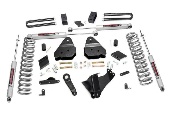 Rough Country - 4.5 Inch Suspension Lift Kit 11-14 F-250 4WD Overloads Rough Country