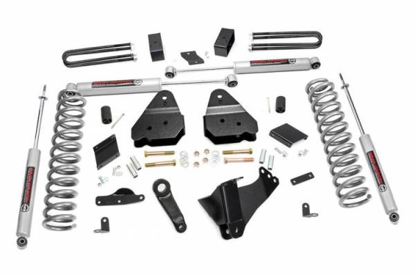 Rough Country - 4.5 Inch Suspension Lift Kit Vertex 11-14 F-250 4WD No Overloads Rough Country