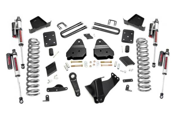 Rough Country - 4.5 Inch Suspension Lift Kit Vertex 15-16 F-250 4WD w/o Overloads Rough Country