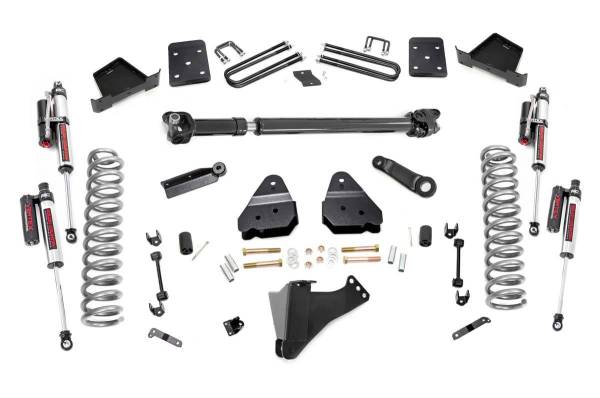 Rough Country - 4.5 Inch Suspension Lift Kit w/Front Drive Shaft Vertex 17-19 F-250 4WD Diesel Rough Country