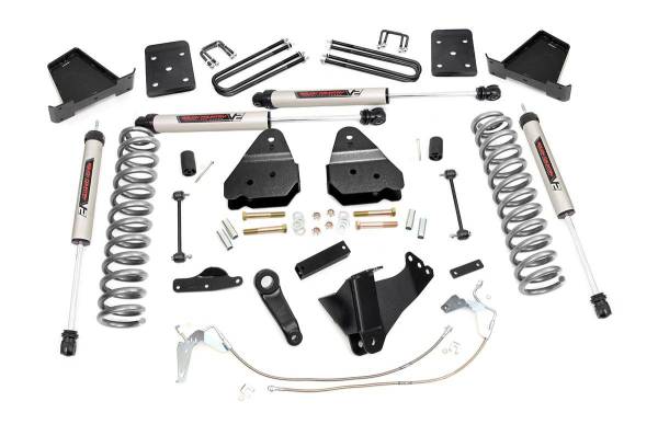 Rough Country - 4.5 Inch Suspension Lift Kit w/V2 Shocks 08-10 F-250/350 4WD Rough Country