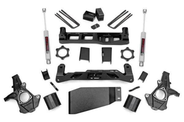 Rough Country - 5 Inch Suspension Lift Kit w/N3 Shocks 07-13 Silverado/Sierra 1500 4WD Rough Country