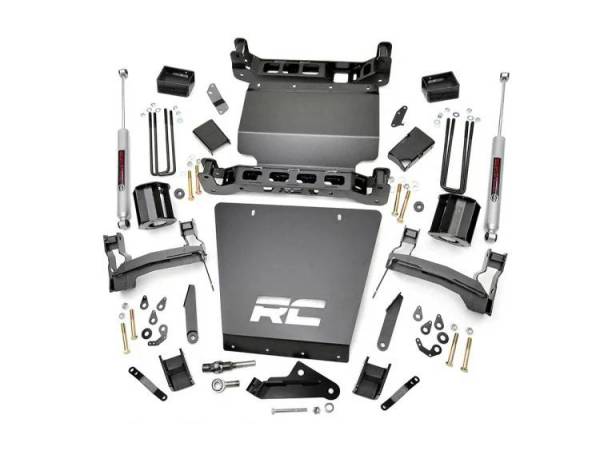 Rough Country - 5 Inch Suspension Lift Kit w/N3 Struts & V2 Shocks 14-18 Silverado/Sierra 1500 4WD Rough Country