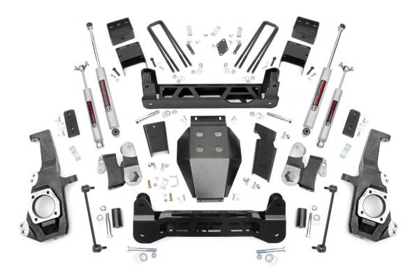 Rough Country - 5.0 Inch GM NTD Suspension Lift Kit (2020 2500HD) Rough Country