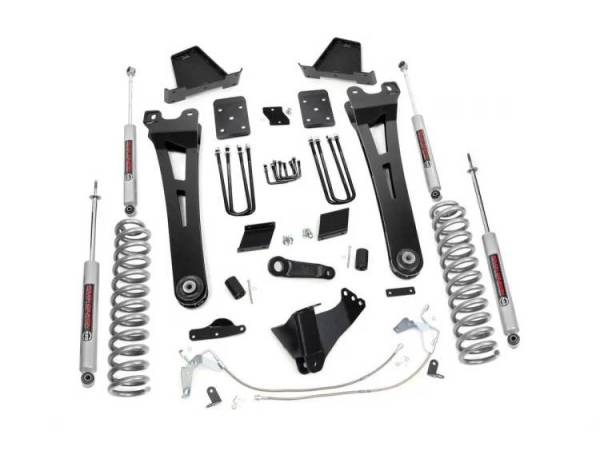 Rough Country - 6 Inch Ford Radius Arm Suspension Lift Kit 15-16 F-250 Overloads Rough Country