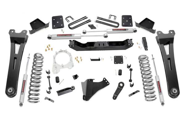 Rough Country - 6 Inch Ford Radius Arm Suspension Lift Kit 17-19 F-250 4WD w/Overloads Diesel Rough Country