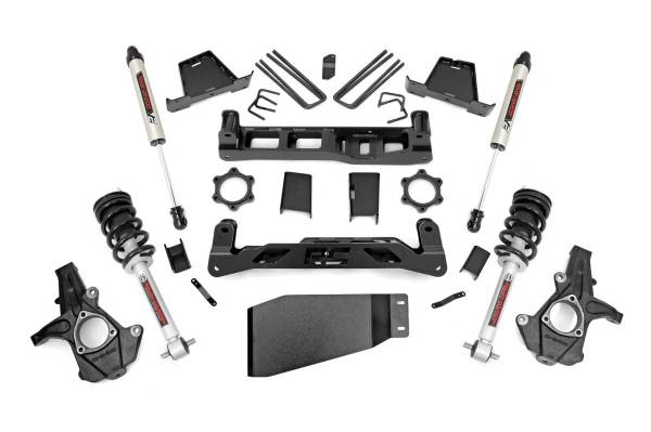 Rough Country - 6.0 Inch GM Suspension Lift Kit w/ N3 Loaded Struts and V2 Shocks Rough Country