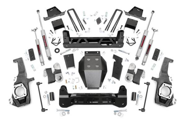 Rough Country - 7.0 Inch GM NTD Suspension Lift Kit (2020 2500HD) Rough Country