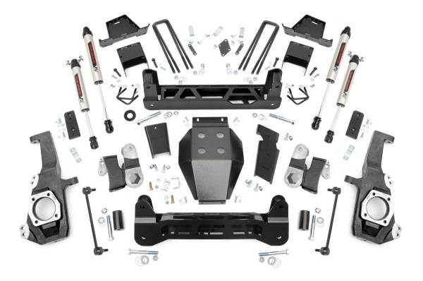 Rough Country - 7.0 Inch GM NTD Suspension Lift Kit V2 (2020 2500HD) Rough Country