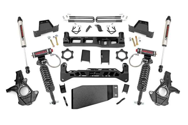 Rough Country - 7.5 Inch Suspension Lift Kit Vertex & V2 Monotube Shocks 07-13 Silverado/Sierra 1500