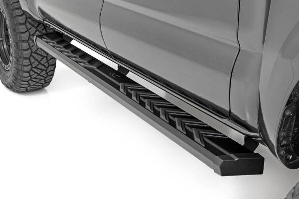 Rough Country - BA2 Running Boards Side Step Bars Double Cab Toyota Tacoma (05-23) Rough Country